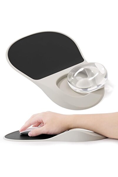 NALACAL Ergonomic Mouse Pad with Wrist Rest, Gel Mouse Pad with Wrist Rest, R...