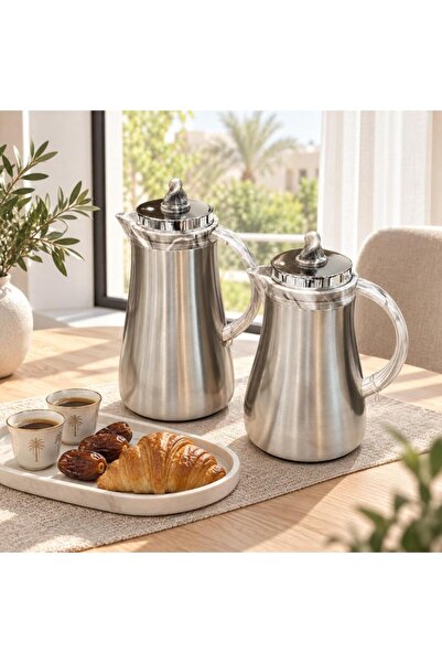 laverahome Trumus Steel Silver Set with Transparent Handle |