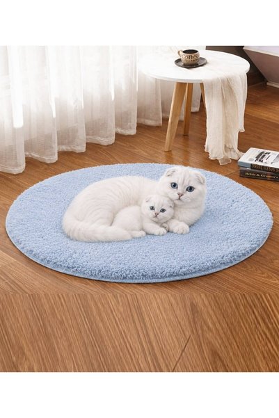 Bundeba Ares Peluş Kedi Minderi Evcil Hayvan Yatağı Kedi Yuvası Matı Kedi Kul...