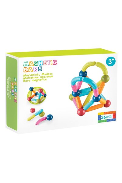 OEM Set de Constructie cu Bare Magnetice - 36 de piese