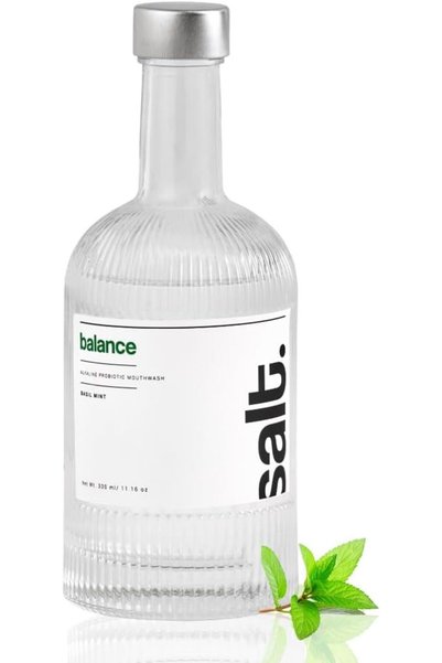 Salt . غسول الفم للعناية بالفم من بالانس |   تركيبة بروبيوتيك قلوية طبيعية بن...