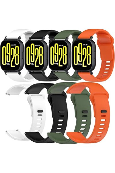 Generic 4 Pcs Silicone Strap Compatible with Xiaomi Redmi Watch 5 Active/5 Li...