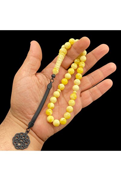 Kttesbihaksesuar NAKKAŞ İMAME 10 mm KAPLAMA KAZAZ PÜSKÜLLÜ AKRİLİK TESBİH