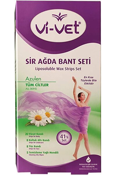 Vi-vet Glaze Wax Tape Set Azulen, 41 Pieces