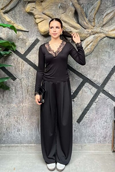 sunfyre Relaxed Fit Elastic Waist Pleated Trousers Sun505