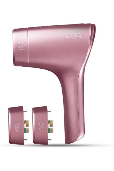 Roxar جهاز ROXA IPL لإزالة الشعر بالليزر (لون وردي) بتقنية ذكية مع 1 مليون وم...