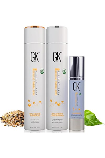 GK HAIR مجموعة شامبو وبلسم كيراتين عالمي للتوازن (10.1 أونصة سائلة/300 مل) مع...