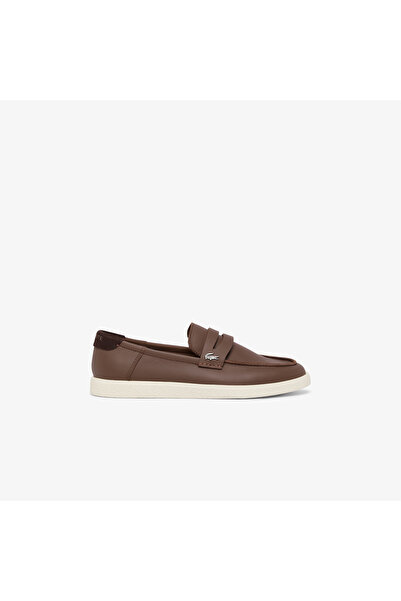 Lacoste Cochet Erkek Kahverengi Loafer