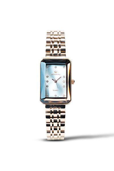 Imperial Women's Rose Gold Stainless Steel Watch, Silver Dial, Y121 Movement,...