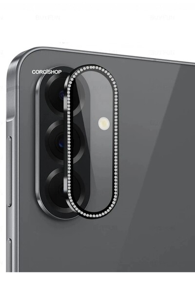 corcishop Samsung Galaxy A57 Compatible Stone Lens Sapphire Camera Protector