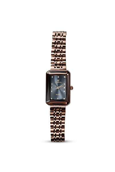 Imperial Women's Rose Gold Stainless Steel Watch, Black Dial, Y121 Movement, ...
