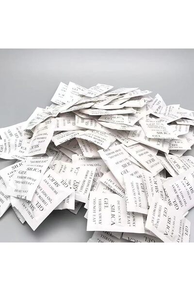 URbazaar 100 Pcs Non-toxic Pure Silica Gel Desiccant Damp Dehumidifier Room K...