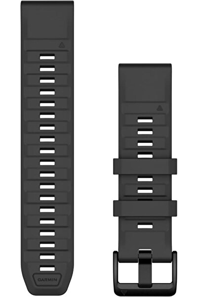 Garmin QuickFit, 20mm Black/Pebble Gray Silicone Band