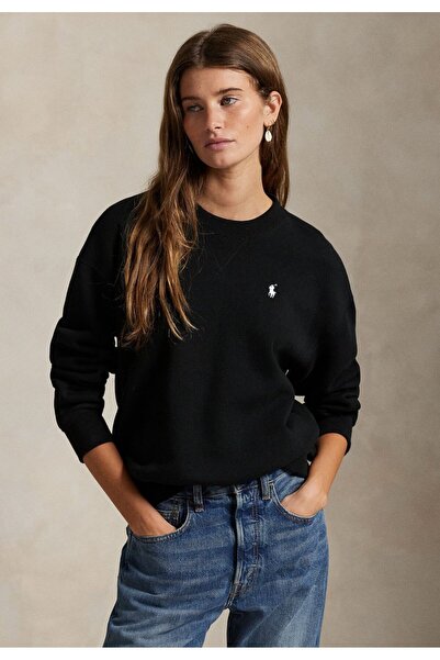 Midilli İşlemeli Polar Sweatshirt