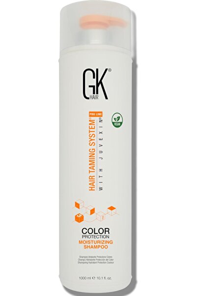 GK HAIR شامبو كيراتين عالمي مرطب (33.8 أونصة سائلة/1000 مل) لحماية اللون وترط...