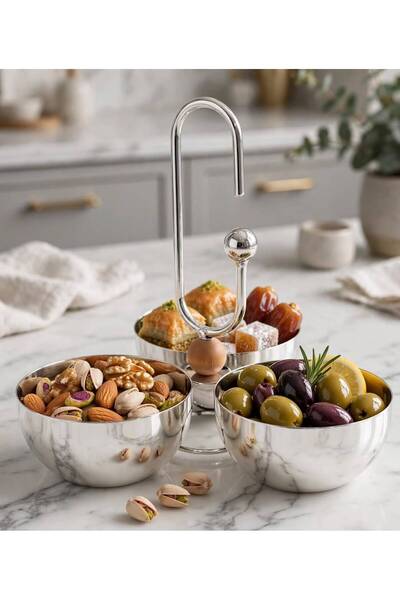Generic Brand High-Quality Nuts Suitable for Entertaining Guests in a Beautif...