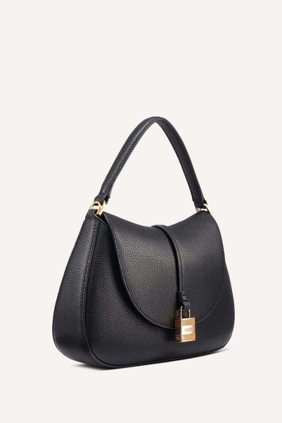 Dkny MARISOL SMALL FLAP CROSSBODY BAG-BGD - BLK/GOLD-N/S