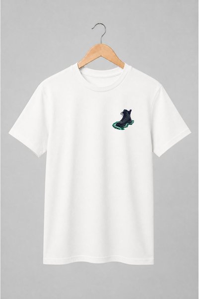 Generic Brand Tricou unisex cu Bocanc de pescuit în apă stil outdoor