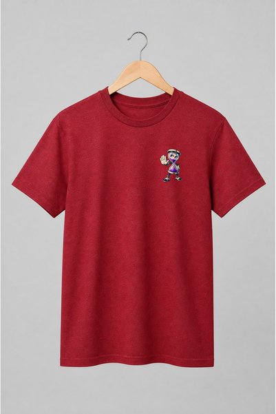 Generic Brand Tricou unisex cu Clepsidră cu nisip mov pentru jocuri de strategie