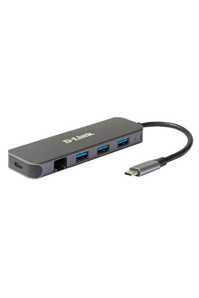 D-Link Stație de andocare, 3 porturi USB 3.0 SuperSpeed, 1 port USB-C cu sinc...