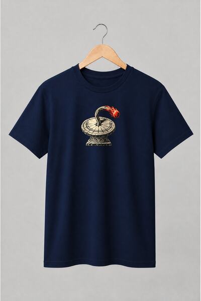 Generic Brand Tricou unisex cu Cometă pe cadran astrologic