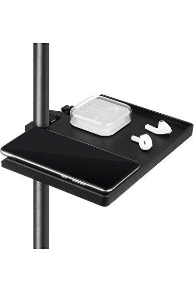 KASTWAVE Small Mic Stand Tray, Adjustable Microphone Cell Phone Stand Tray Mo...