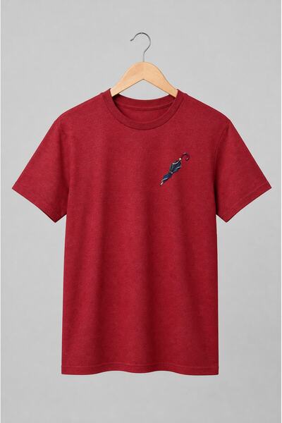 Generic Brand Tricou unisex cu Umbrelă pliată cu mâner curbat streetwear