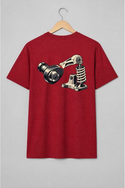 Generic Brand Tricou unisex cu Suspensie moto mecanică
