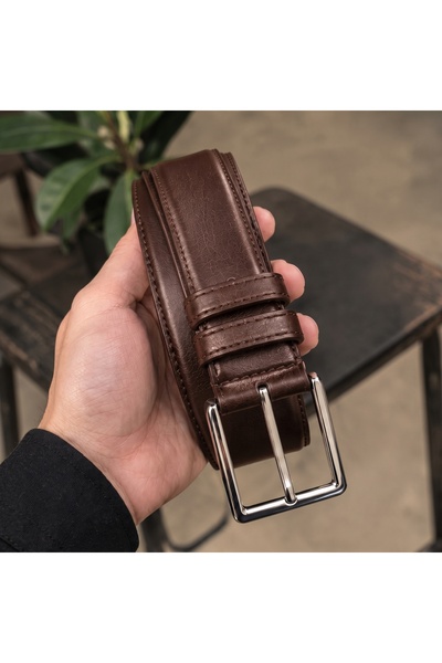 NahitaTyana Genuine Leather Men's Belt 100% Real Leather