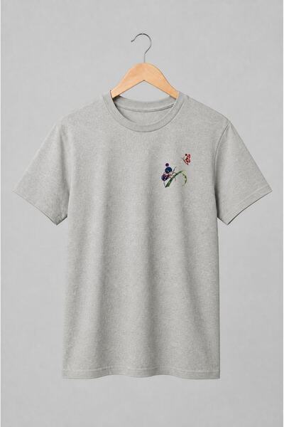 Generic Brand Tricou unisex cu Păianjen și molie ilustrație naturalistă