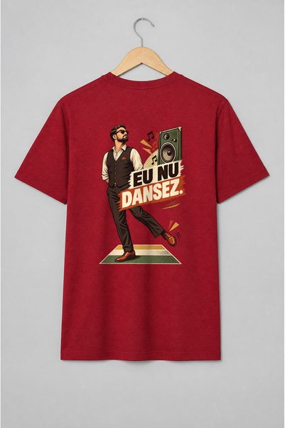 Generic Brand Tricou unisex cu Eu nu dansez umor românesc