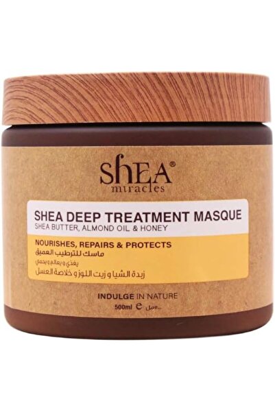 Shea Miracles قناع شعر بالشيا وزيت اللوز والعسل 500 مل