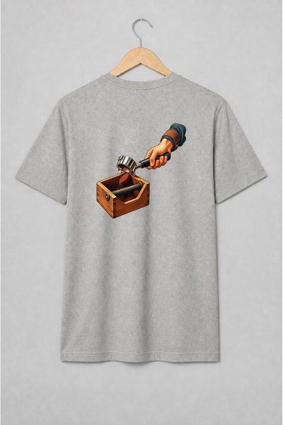 Generic Brand Tricou unisex cu Portafiltru espresso și cafea măcinată stil ba...