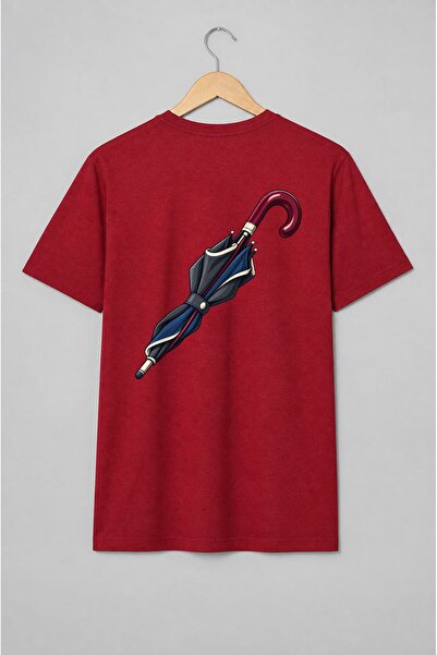 Generic Brand Tricou unisex cu Umbrelă pliabilă streetwear