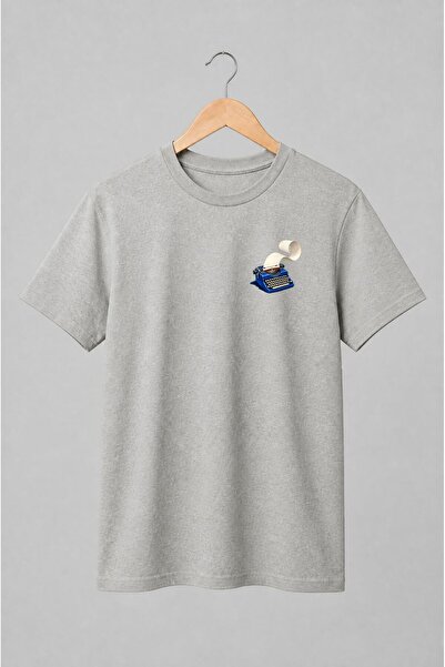 Generic Brand Tricou unisex cu Mașină de scris vintage