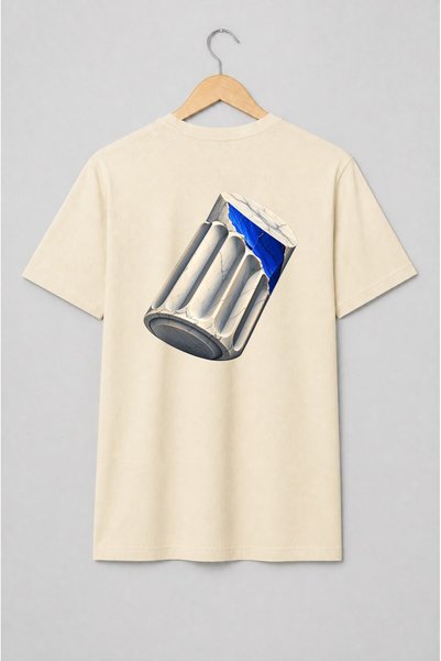 Generic Brand Tricou unisex cu Fragment de coloană clasică reinterpretat