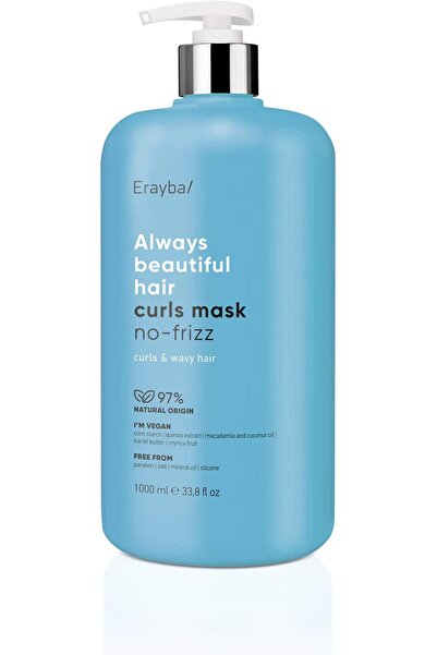 Erayba Anti Frizz Mask Natural Mask to Gently Sculpt Natural Curls or Loose W...