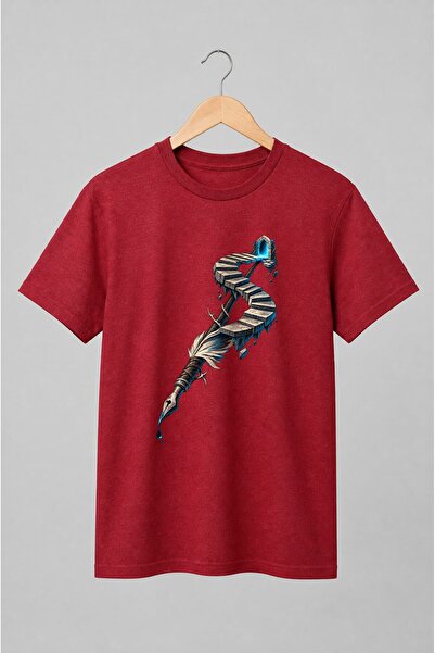 Generic Brand Tricou unisex cu Scară de piatră plutitoare cu portal albastru ...