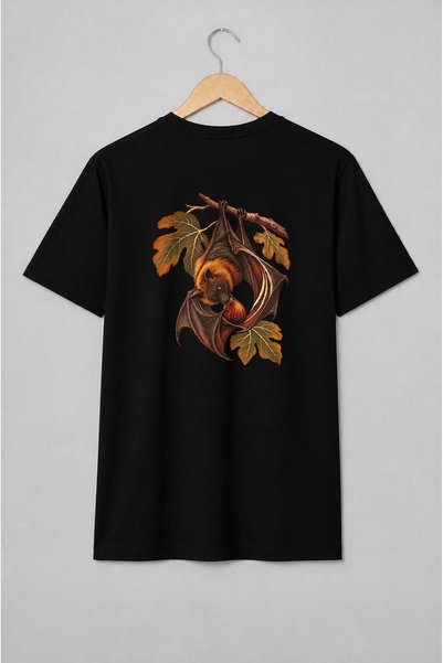 Generic Brand Tricou unisex cu Liliac cu smochină ilustrație vintage
