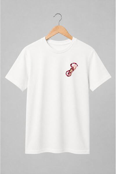 Generic Brand Tricou unisex cu Pantof de balet cu panglică în stil romantic