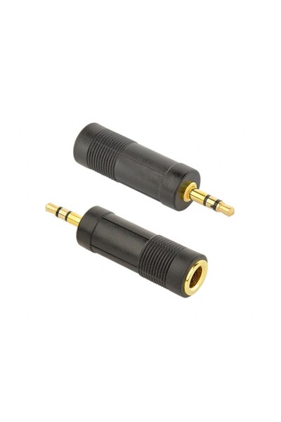 Gembird ADAPTOR audio stereo (1 x mufă jack de 6.35 mm tată la 1 x mufă jack ...