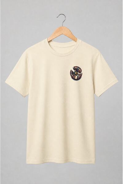 Generic Brand Tricou unisex cu Bibliotecă circulară cu cărți stil vintage