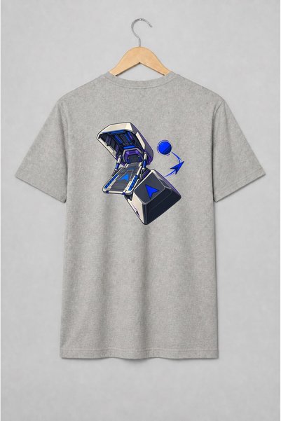 Generic Brand Tricou unisex cu Aparat arcade futurist