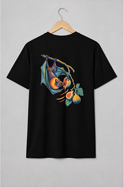 Generic Brand Tricou unisex cu Liliac cu smochină și smochini stil vintage
