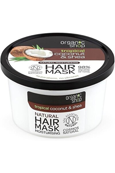organic shop قناع الشعر بجوز الهند والشيا، 250 مل
