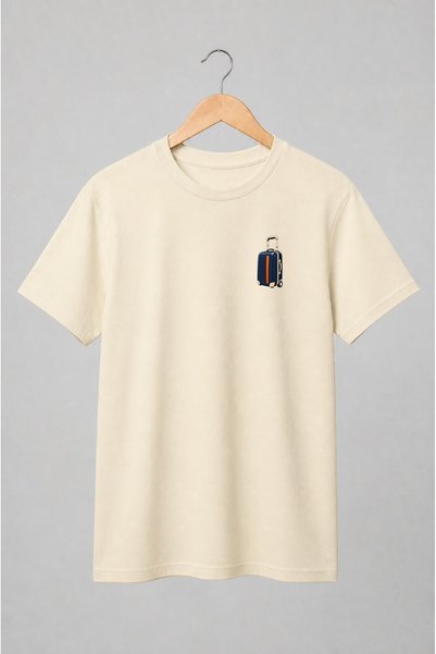 Generic Brand Tricou unisex cu Valiză de călătorie stil cartoon