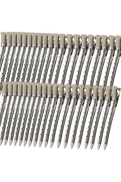 GENERAL Alligator Hair Clips 40 PCS, 3.5 Inch Metal Duck Billed Curl Clips wi...