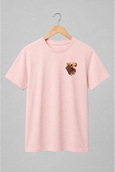 Generic Brand Tricou unisex cu Jurnal vintage cu sigiliu de ceară