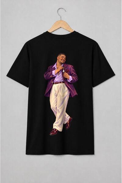 Generic Brand Tricou unisex cu Bărbat cu perlă în stil dandy