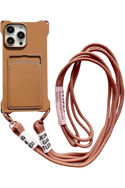 GENERAL Miagon Crossbody Wallet Phone Case for iPhone 15 Pro,Card Holder TPU ...